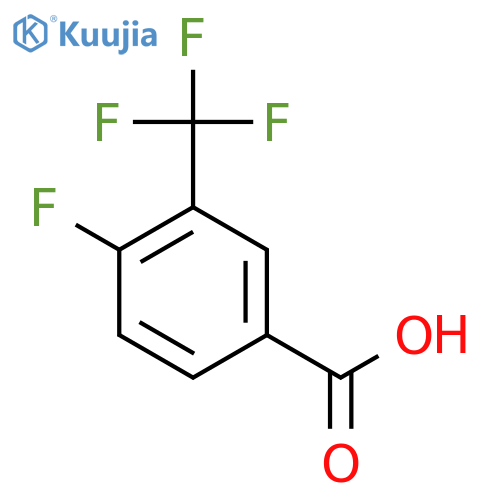4-Fluoro-3-(trifluoromethyl)benzoic acid structure