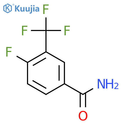 4-Fluoro-3-(trifluoromethyl)benzamide structure