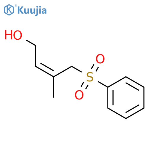 2-Buten-1-ol, 3-methyl-4-(phenylsulfonyl)-, (Z)- structure