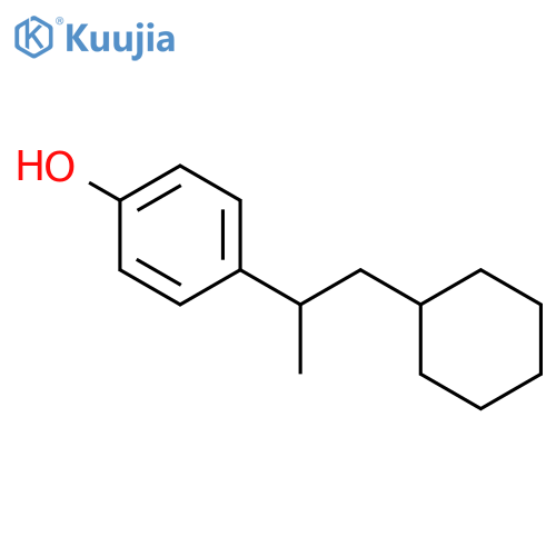 PHENOL, 4-(2-CYCLOHEXYL-1-METHYLETHYL)- structure