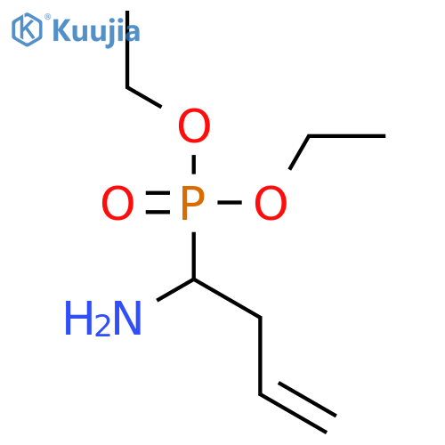 PHOSPHONIC ACID, (1-AMINO-3-BUTENYL)-, DIETHYL ESTER structure