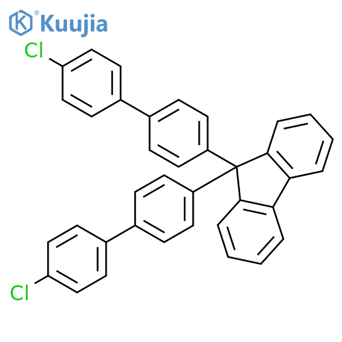 9H-FLUORENE, 9,9-BIS(4'-CHLORO[1,1'-BIPHENYL]-4-YL)- structure