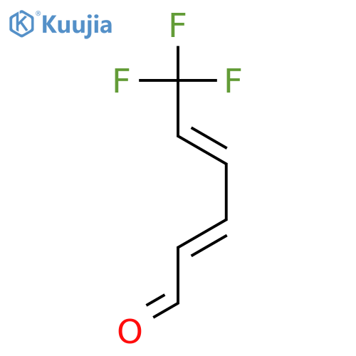 2,4-HEXADIENAL, 6,6,6-TRIFLUORO-, (2E)- structure