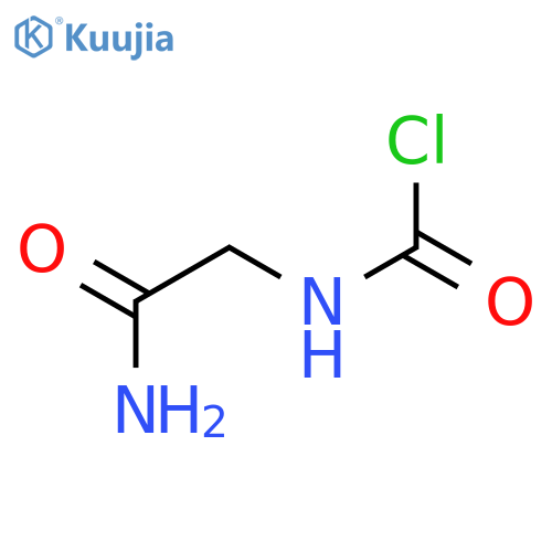 Carbamic chloride, (2-amino-2-oxoethyl)- structure