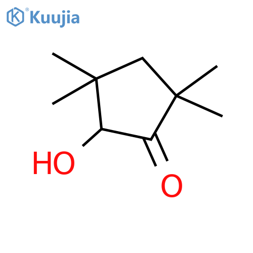 CYCLOPENTANONE, 5-HYDROXY-2,2,4,4-TETRAMETHYL- structure