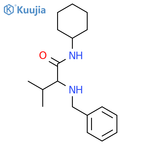 N~2~-Benzyl-N-cyclohexylvalinamide structure