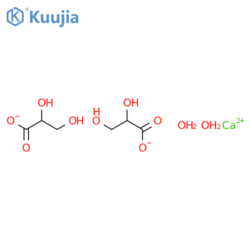 Dl-Glyceric Acid Hemicalcium Salt Hydrate structure