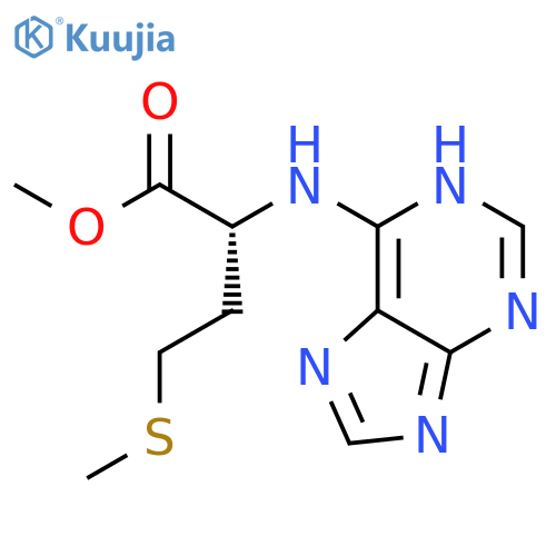 D-Methionine, N-1H-purin-6-yl-, methyl ester structure