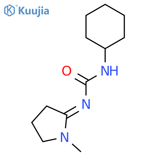 Urea, cyclohexyl(1-methyl-2-pyrrolidinylidene)- structure