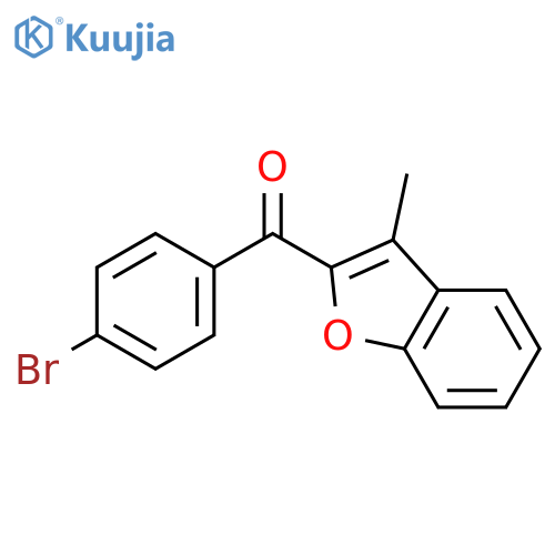 Methanone, (4-bromophenyl)(3-methyl-2-benzofuranyl)- structure