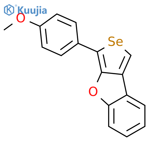 SELENOLO[3,4-B]BENZOFURAN, 3-(4-METHOXYPHENYL)- structure