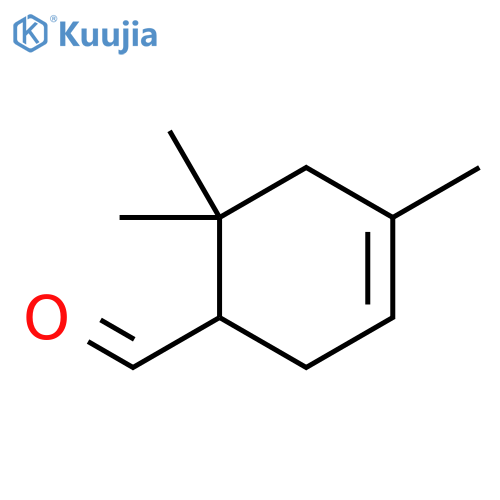 4,6,6-trimethyl-3-cyclohexene-1-carbaldehyde structure