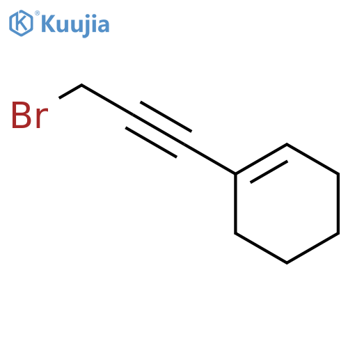 CYCLOHEXENE, 1-(3-BROMO-1-PROPYNYL)- structure
