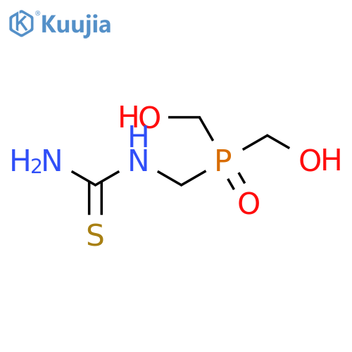 Thiourea, [[bis(hydroxymethyl)phosphinyl]methyl]- structure