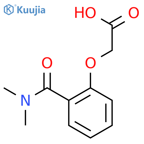 [2-(dimethylcarbamoyl)phenoxy]acetic acid structure