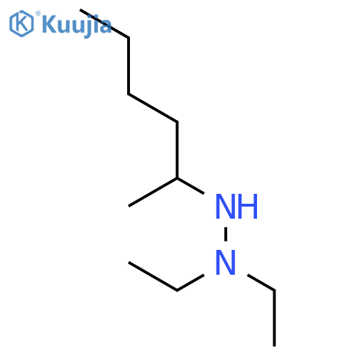 1,1-Diethyl-2-(1-methylpentyl)hydrazine structure