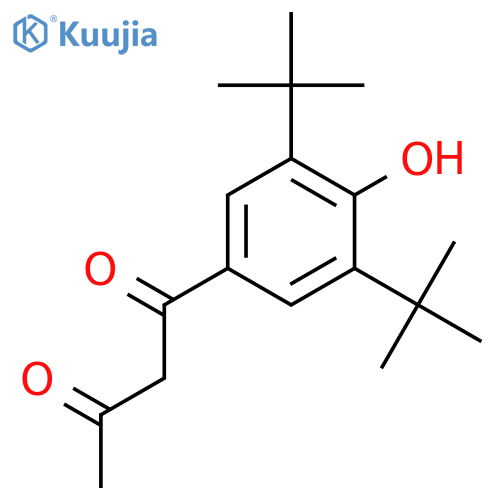 1,3-BUTANEDIONE, 1-[3,5-BIS(1,1-DIMETHYLETHYL)-4-HYDROXYPHENYL]- structure