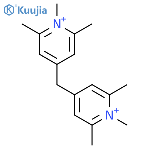 PYRIDINIUM, 4,4'-METHYLENEBIS[1,2,6-TRIMETHYL- structure