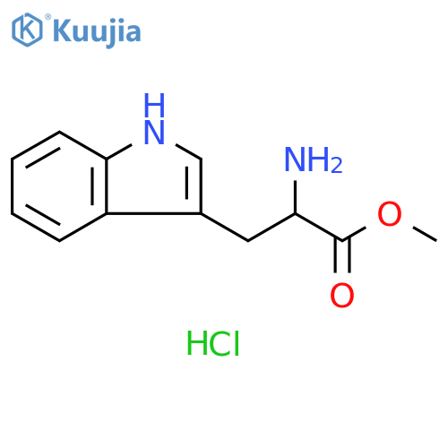Tryptophan, methyl ester, hydrochloride (1:) structure