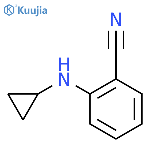 2-(Cyclopropylamino)benzonitrile structure