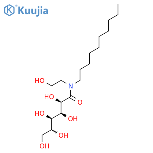 D-Gluconamide, N-decyl-N-(2-hydroxyethyl)- structure