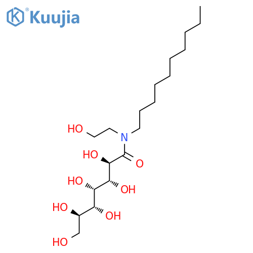 D-glycero-D-gulo-Heptonamide, N-decyl-N-(2-hydroxyethyl)- structure