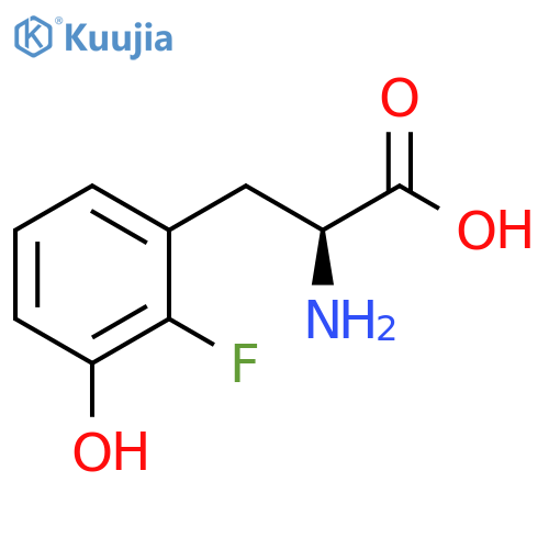 (2S)-2-amino-3-(2-fluoro-3-hydroxy-phenyl)propanoic acid structure