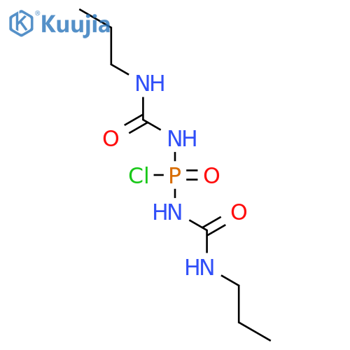 Phosphorodiamidic chloride, N,N'-bis[(propylamino)carbonyl]- structure