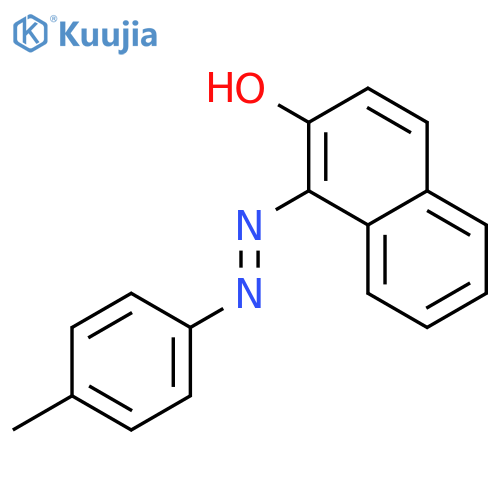 1-(4-methylphenylazo)-2-naphthol structure
