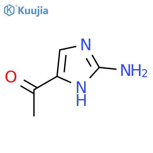 1-(2-amino-1H-imidazol-5-yl)-Ethanone structure