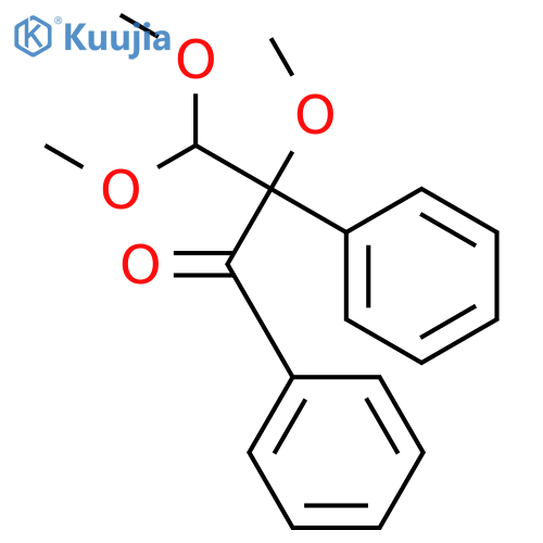 1-Propanone, 2,3,3-trimethoxy-1,2-diphenyl- structure