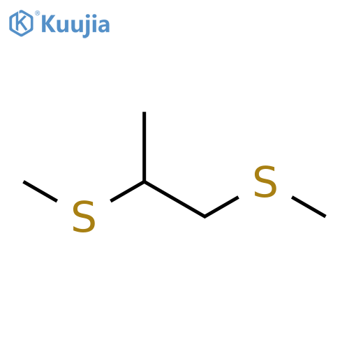 PROPANE, 1,2-BIS(METHYLTHIO)- structure