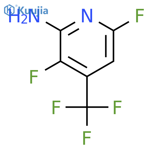 2-amino-3,6-difluoro-4-(trifluoromethyl)pyridine structure