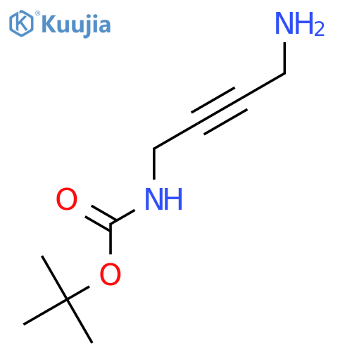 tert-butyl N-(4-aminobut-2-yn-1-yl)carbamate structure