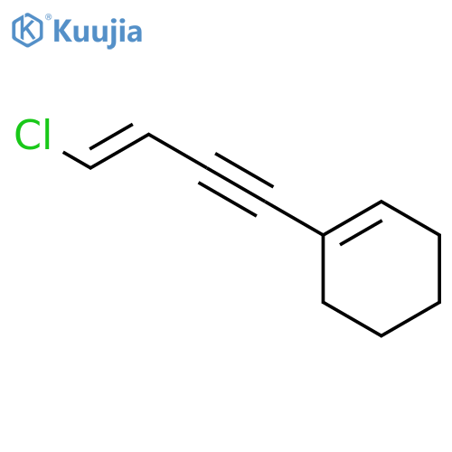 CYCLOHEXENE, 1-(4-CHLORO-3-BUTEN-1-YNYL)- structure