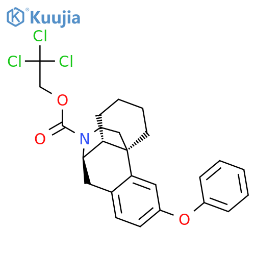 MORPHINAN-17-CARBOXYLIC ACID, 3-PHENOXY-, 2,2,2-TRICHLOROETHYL ESTER structure
