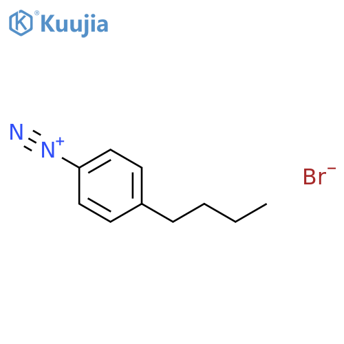 BENZENEDIAZONIUM, 4-BUTYL-, BROMIDE structure