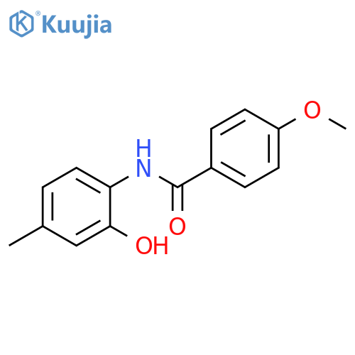 Benzamide, N-(2-hydroxy-4-methylphenyl)-4-methoxy- structure