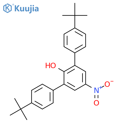 [1,1':3',1''-Terphenyl]-2'-ol, 4,4''bis(1,1-dimethylethyl)-5'-nitro- structure