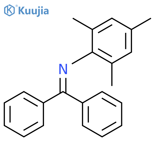 Benzenamine, N-(diphenylmethylene)-2,4,6-trimethyl- structure