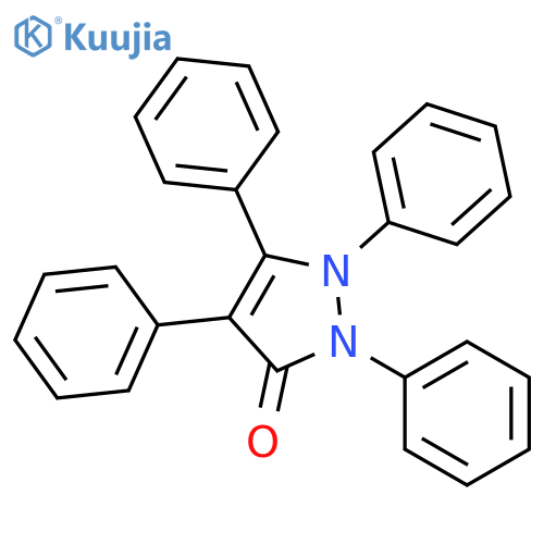 3H-Pyrazol-3-one, 1,2-dihydro-1,2,4,5-tetraphenyl- structure