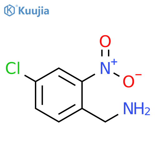 (4-chloro-2-nitrophenyl)methanamine structure