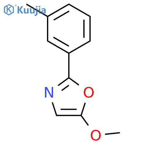Oxazole, 5-methoxy-2-(3-methylphenyl)- structure