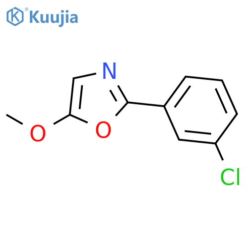 Oxazole, 2-(3-chlorophenyl)-5-methoxy- structure