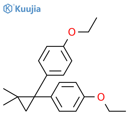 Benzene, 1,1'-(2,2-dimethylcyclopropylidene)bis[4-ethoxy- structure