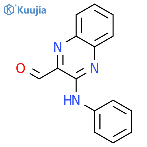 3-Anilinoquinoxaline-2-carbaldehyde structure