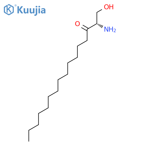 3-HEXADECANONE, 2-AMINO-1-HYDROXY-, (S)- structure