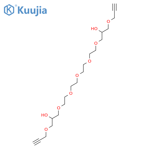 4,8,11,14,17,20,24-Heptaoxaheptacosa-1,26-diyne-6,22-diol structure