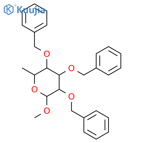 Methyl 2,3,4-tri-O-benzyl-L-fucopyranoside structure