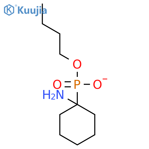 Phosphonic acid, (1-aminocyclohexyl)-, monobutyl ester structure